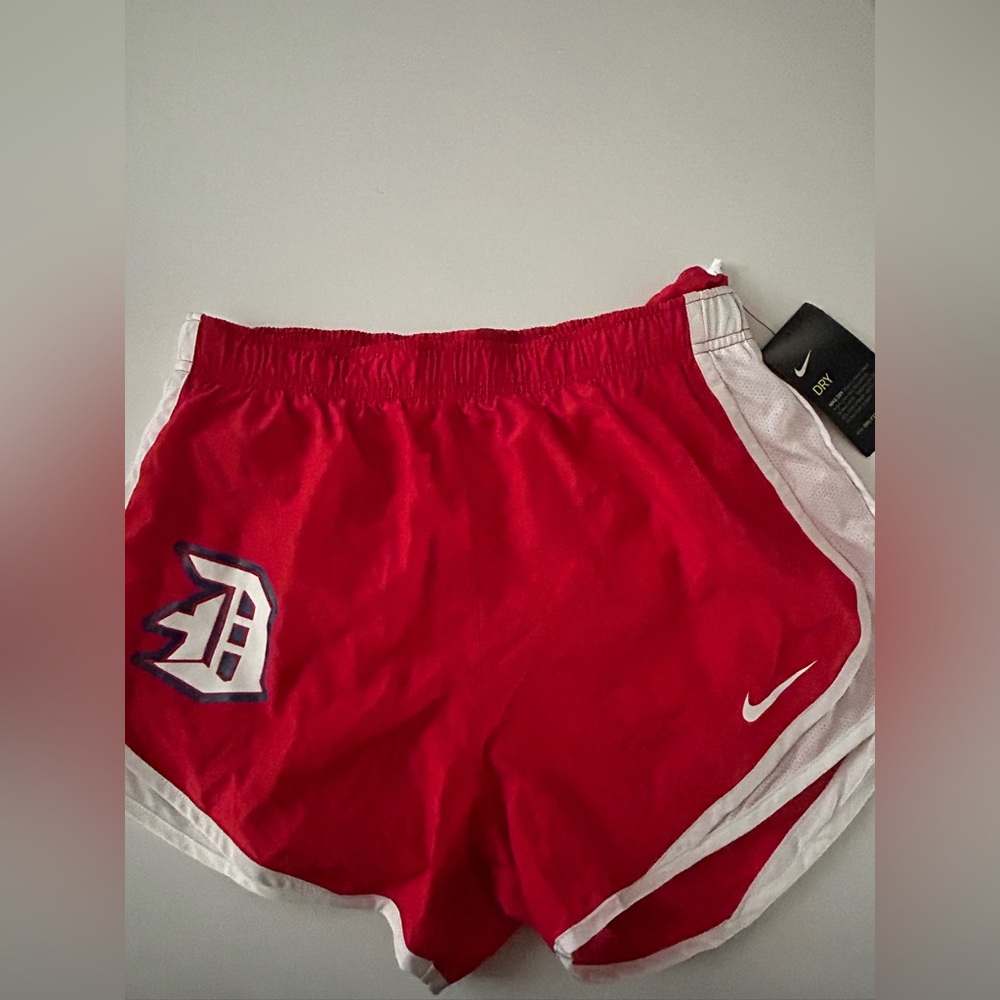 Nike Women's Vibrant Red Athletic Shorts